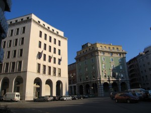 Il palazzo del Consiglio regionale di Trieste