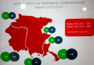 La mappa delle persone prese in carico dalle Aziende sanitarie FVG