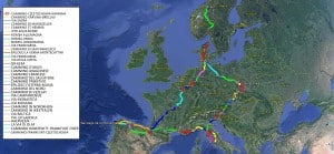 Mappaintera pellegrino