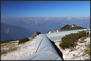 L'ex base sul Monte Scinauz (foto summitpost.org)