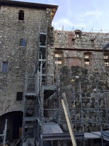 impalcature castello colloredo