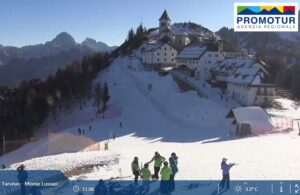 lussari tarvisio sciatori webcam 07 dicembre