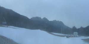 Come si presentano le piste di Forni di Sopra dalla Webcam Promotur