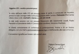 lettera convocazione sindaci