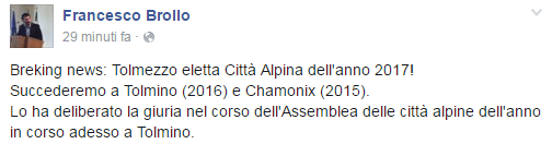 post tolmezzo eletta città alpina