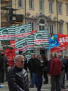 sindacati in piazza