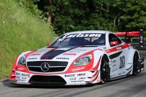 La Mercedes Slk340 dello svizzero Reto Meisel debutta a Verzegnis
