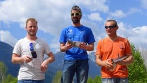 al centro Selenati, vincitore ai German Open