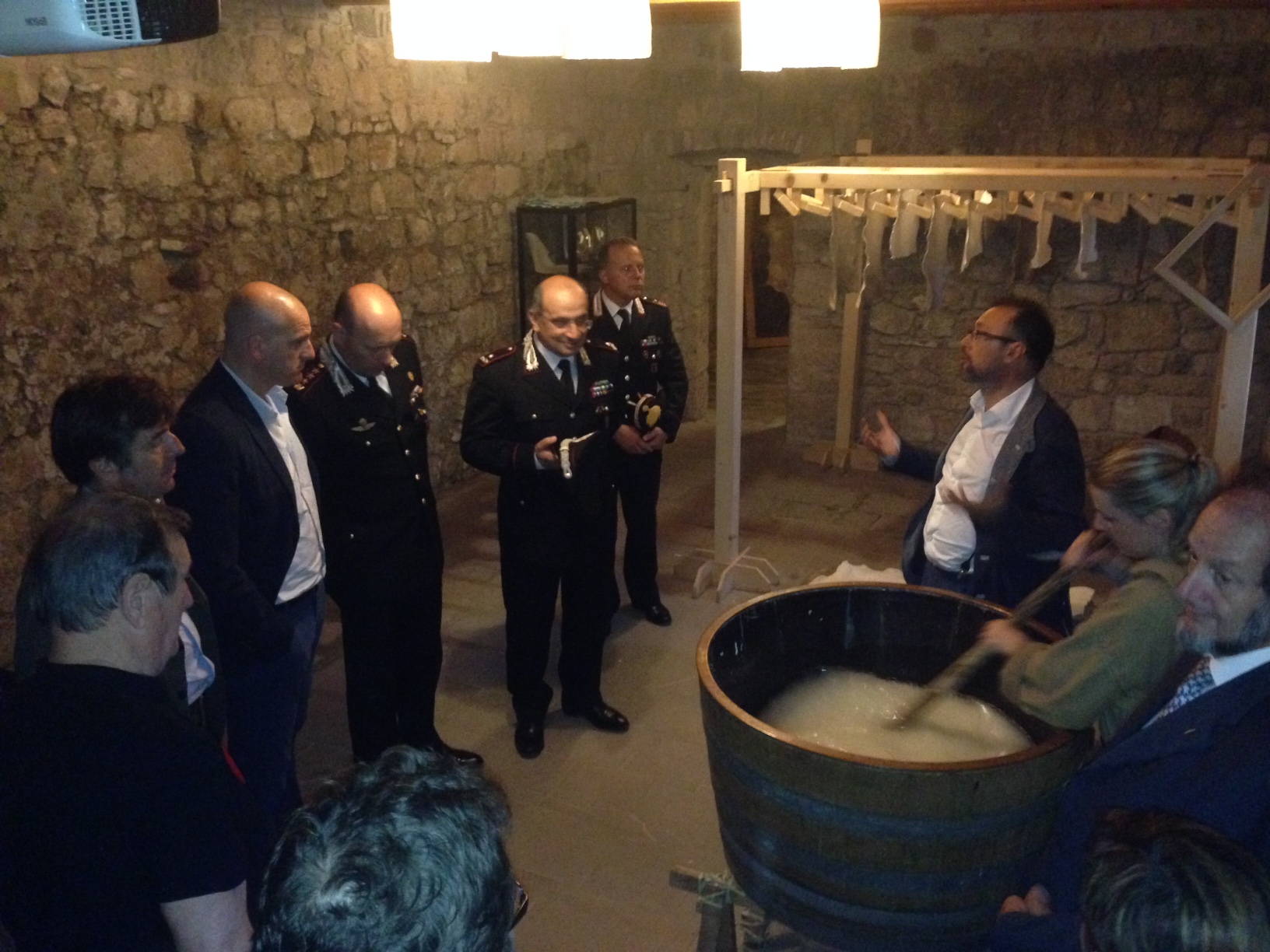 Carabinieri visita Opificum
