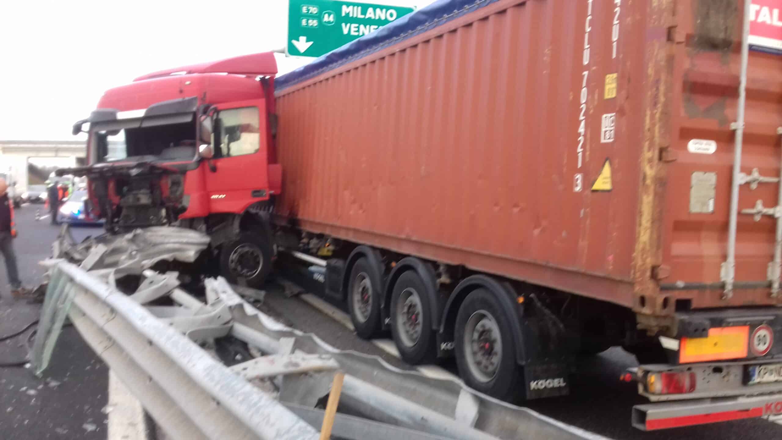 Incidente in A4 fra Trieste – Lisert e Redipuglia, direzione Venezia ...