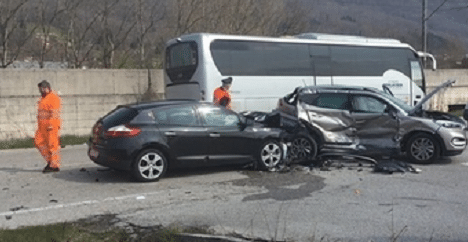 Schianto tra due auto e un camion a Magnano in Riviera - Studio Nord News