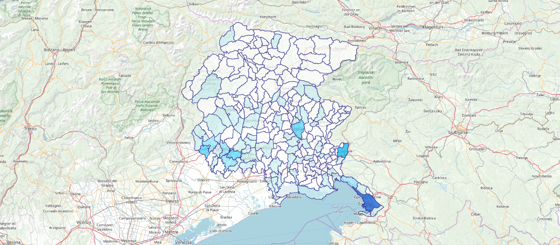 Covid la mappa del contagio in Carnia, Canal del Ferro, Valcanale