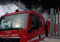 Fagagna, incendio in un locale cantina