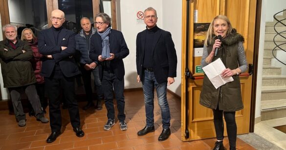 Inaugurata a Tolmezzo la mostra di Claudio Mario Feruglio dedicata alla creatività