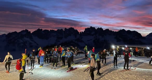 A Forni di Sopra si può praticare lo sci alpinismo in notturna