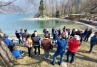 Elezioni, Moretuzzo al lago di Cavazzo in occasione della Giornata mondiale dell’acqua