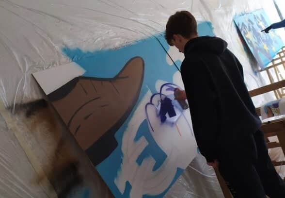 In mostra a Tarvisio le opere di street art realizzate dai giovani a Tolmezzo