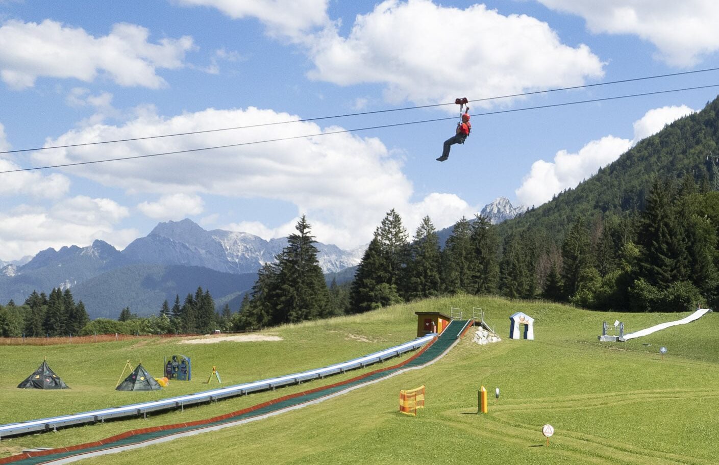 Inaugurata la nuova Zipline di Tarvisio nella Fun Area dell’Angelo
