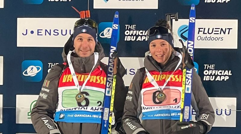 Biathlon: la coppia carnica Cappellari-Scattolo terza nell’Ibu Cup in Finlandia