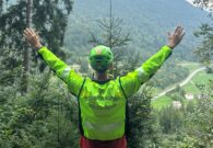 Escursionista tedesco disperso sulle montagne sopra Barcis
