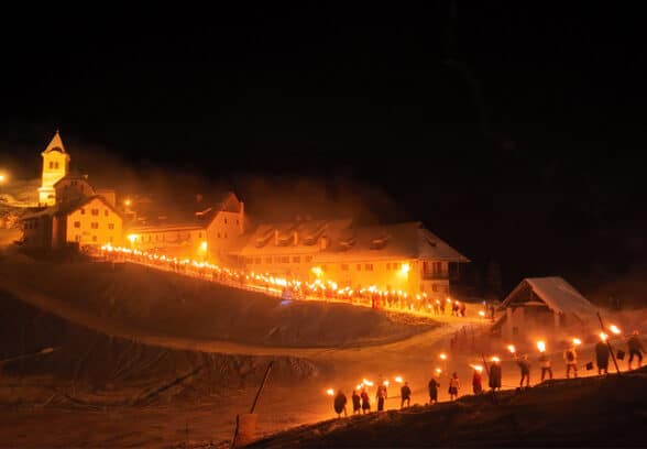 Capodanno a Tarvisio con la tradizionale fiaccolata del Lussari