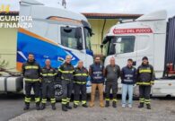 La GDF di Udine consegna oltre 400.000 litri di gasolio e 13 mezzi pesanti a Protezione Civile e Vigili del Fuoco