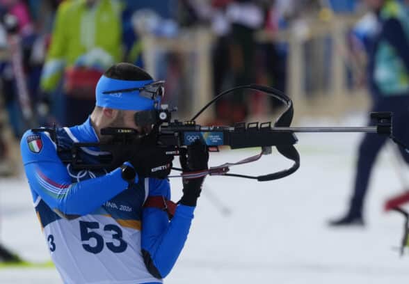 Splendido Nicola Romanin, è 16° nella sprint di biathlon alle Olimpiadi