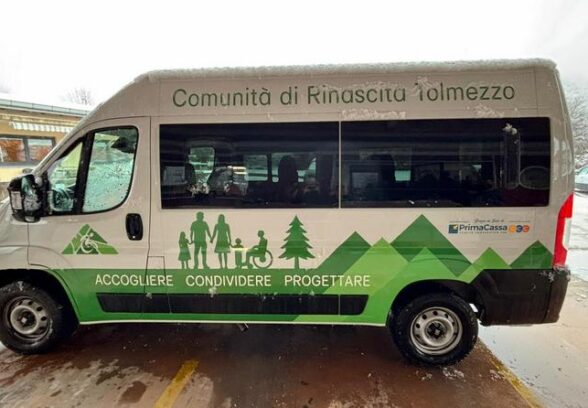 Un nuovo furgone attrezzato per la Comunità di Rinascita di Tolmezzo