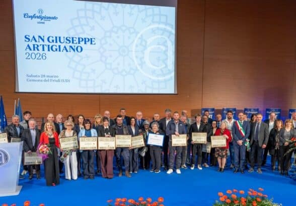 A Gemona la celebrazione di San Giuseppe Artigiano: premiate 26 eccellenze del saper fare friulano