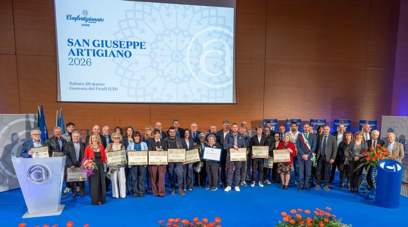 A Gemona la celebrazione di San Giuseppe Artigiano: premiate 26 eccellenze del saper fare friulano