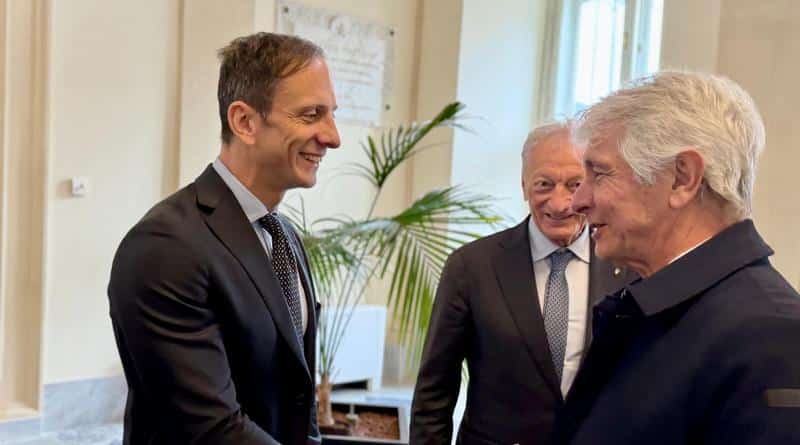 VIDEO – Sport in FVG, incontro tra il governatore Fedriga e il ministro Abodi