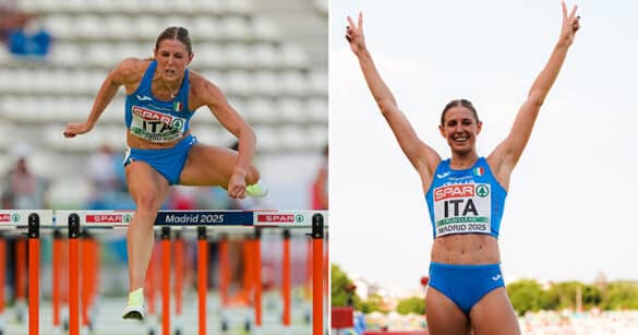L’ostacolista di Magnano Giada Carmassi ai Mondiali Indoor di atletica leggera