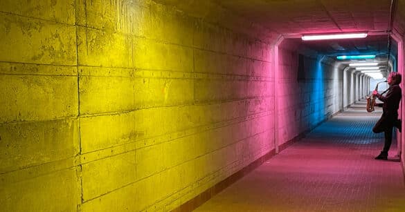 Il sottopasso ferroviario di Pontebba diventa uno strumento musicale: