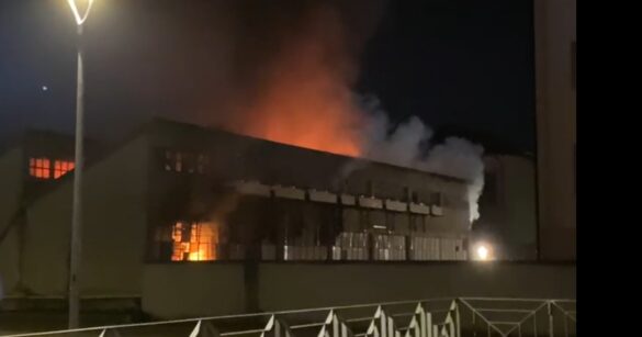 VIDEO – Tolmezzo, fiamme al supermercato Prix