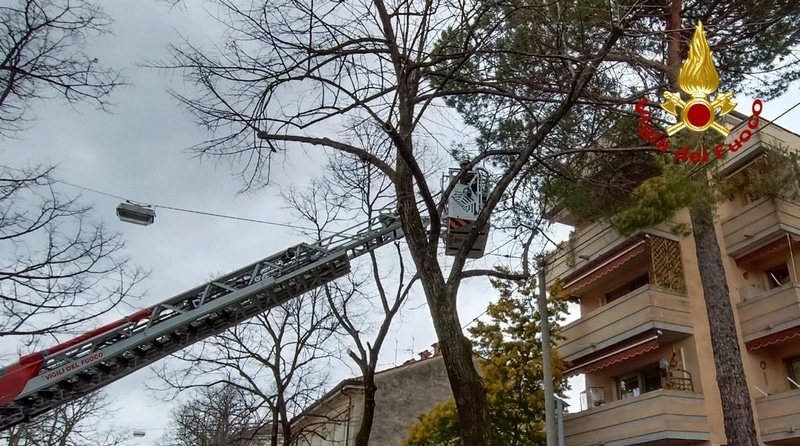 Maltempo in regione: raffiche di 141 km/h sul Monte Prat, 50 interventi dei Vigili del Fuoco