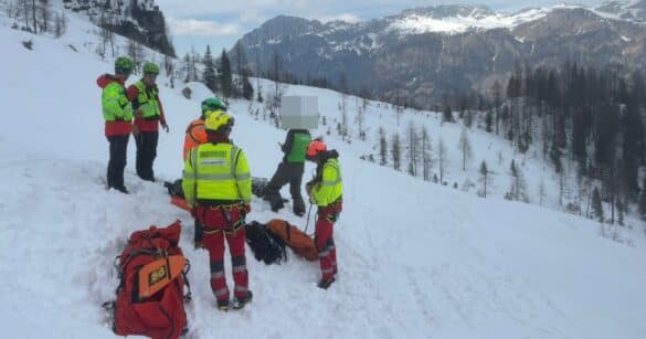 Soccorsa una scialpinista carnica infortunatasi a Sappada