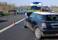 Incidente in autostrada, ferite due persone