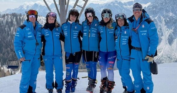 Le promesse azzurre dello sci alpino si allenano a Forni di Sopra