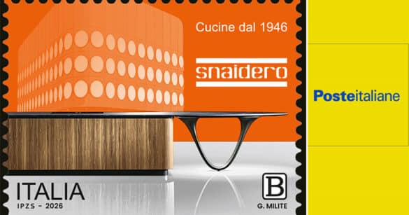 Un francobollo celebra gli 80 anni di storia della Snaidero