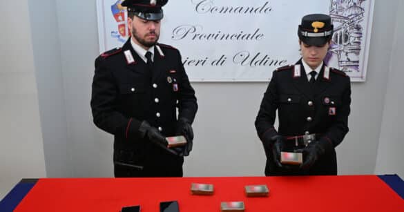 Droga nascosta nell’auto, i Carabinieri di Udine arrestano il conducente