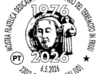 Un bollo speciale per ricordare il terremoto del Friuli