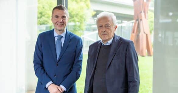 Osoppo, l’eurodeputato Alessandro Ciriani in visita alla Fantoni
