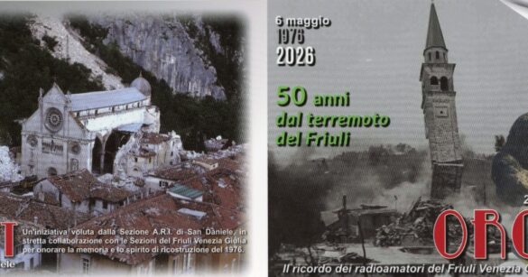 I radioamatori ricordano il terremoto del Friuli: postazioni speciali nei comuni