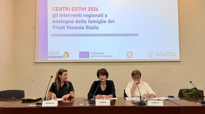 Sostegno alle famiglie e inclusione: Tolmezzo tra le sedi dei campus estivi della Regione