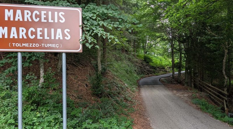 Tolmezzo, completati i lavori sulla strada Cazzaso Nuova – Marcelis