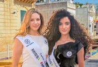 Nicole Bono di Magnano e Aurora Greco di Tarcento alla finale nazionale di Miss Mondo