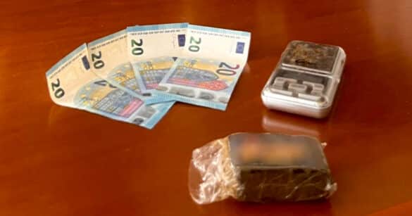 Arrestato a Nimis un giovane per detenzione ai fini di spaccio