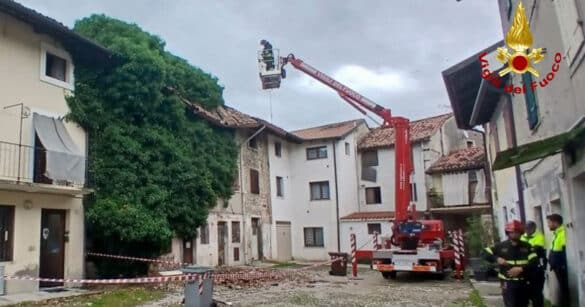 Maltempo, una ventina gli interventi dei Vigili del Fuoco del comando di Udine