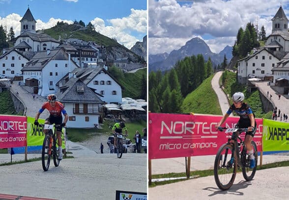 Ettore Fabbro e Nadia Casasola vincono la Lussari Mtb