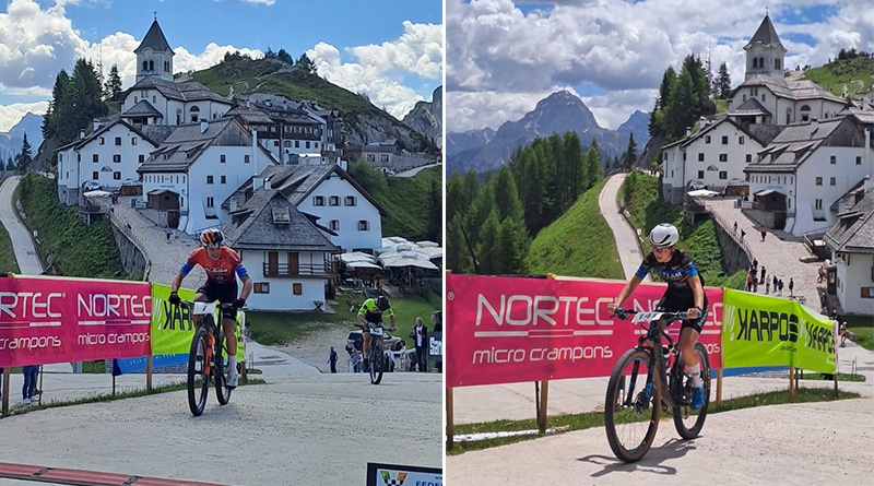 Ettore Fabbro e Nadia Casasola vincono la Lussari Mtb